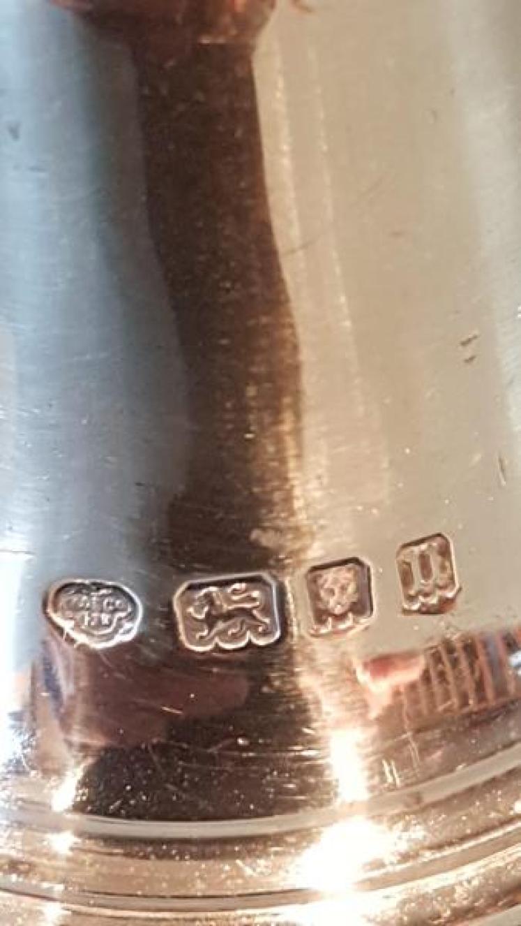 George V Cast Silver Table Bell - Image 4