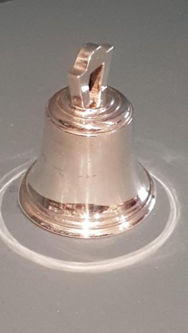 George V Cast Silver Table Bell - Image 6