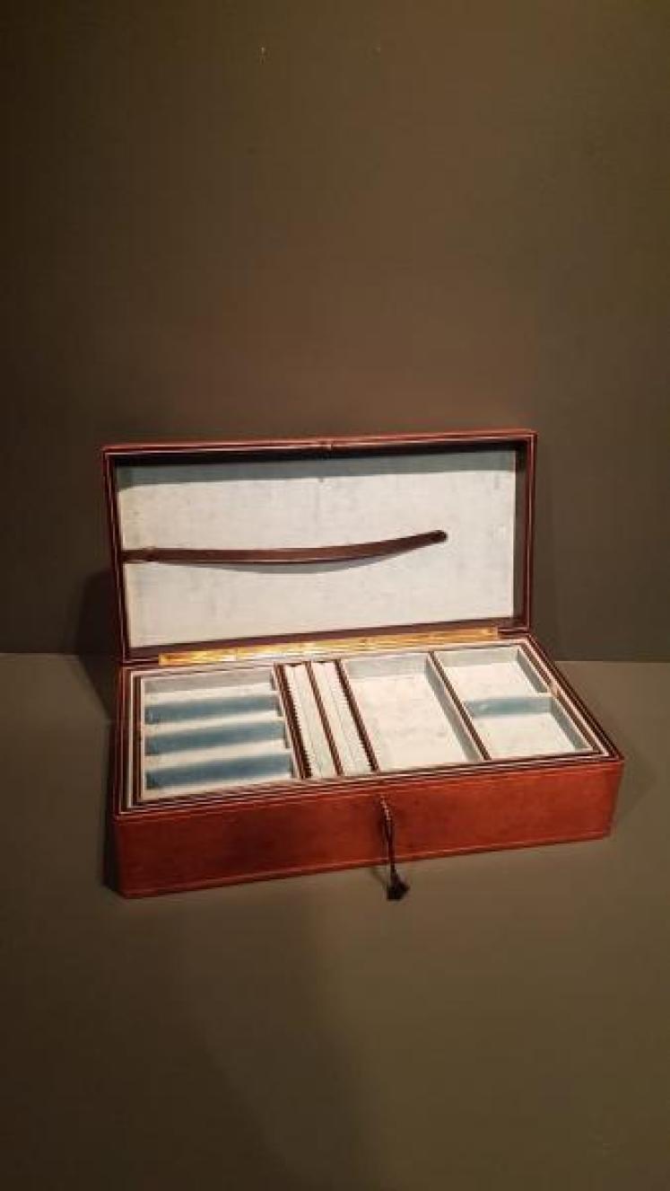 Superb Liberty's Leather Jewellery Box - Image 1