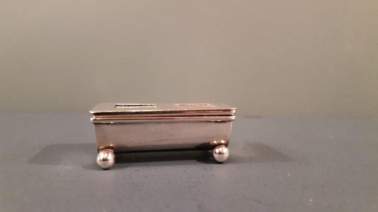 Victorian Silver Levi & Salaman Stamp Box - Image 3