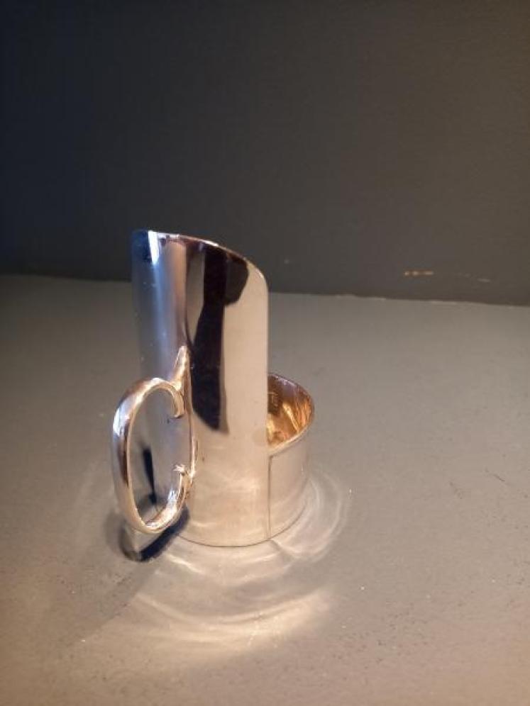 Antique Sheffield Silver Candle Holder - Image 3
