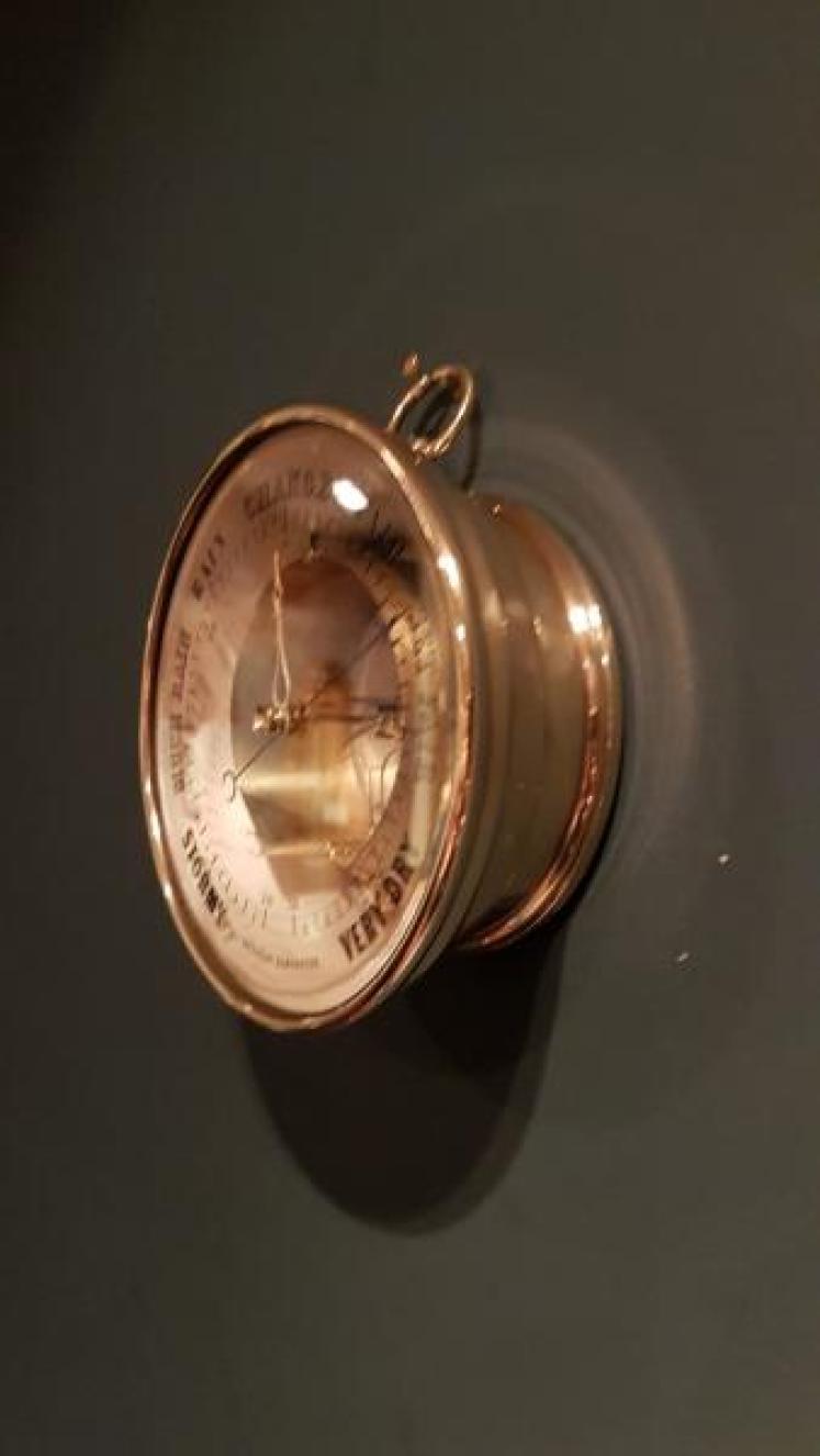 Rare 19th Century Eugene Bourdon Metallic Barometer - Image 2