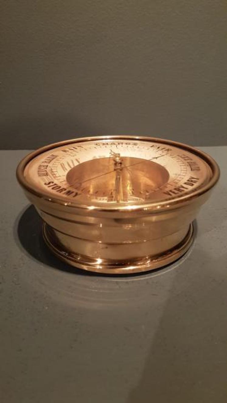 Rare 19th Century Eugene Bourdon Metallic Barometer - Image 4
