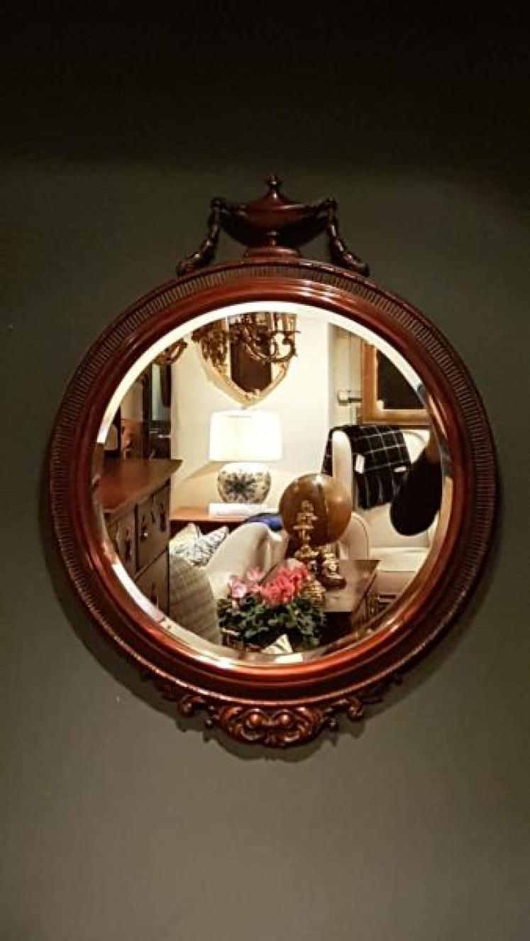 Fine Quality Victorian Mahogany Mirror - Image 1