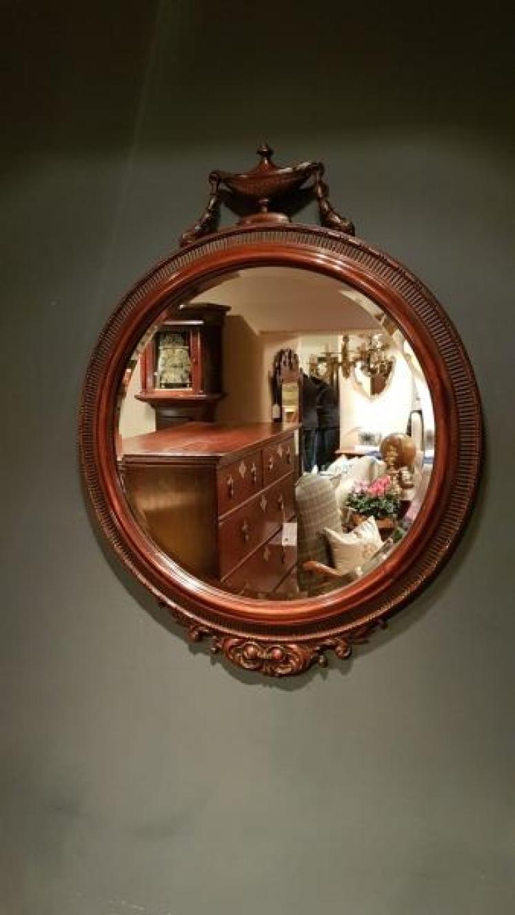 Fine Quality Victorian Mahogany Mirror - Image 2