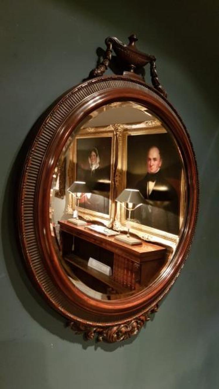 Fine Quality Victorian Mahogany Mirror - Image 4