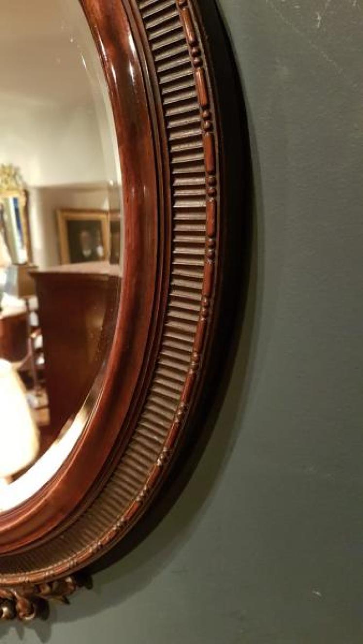 Fine Quality Victorian Mahogany Mirror - Image 7