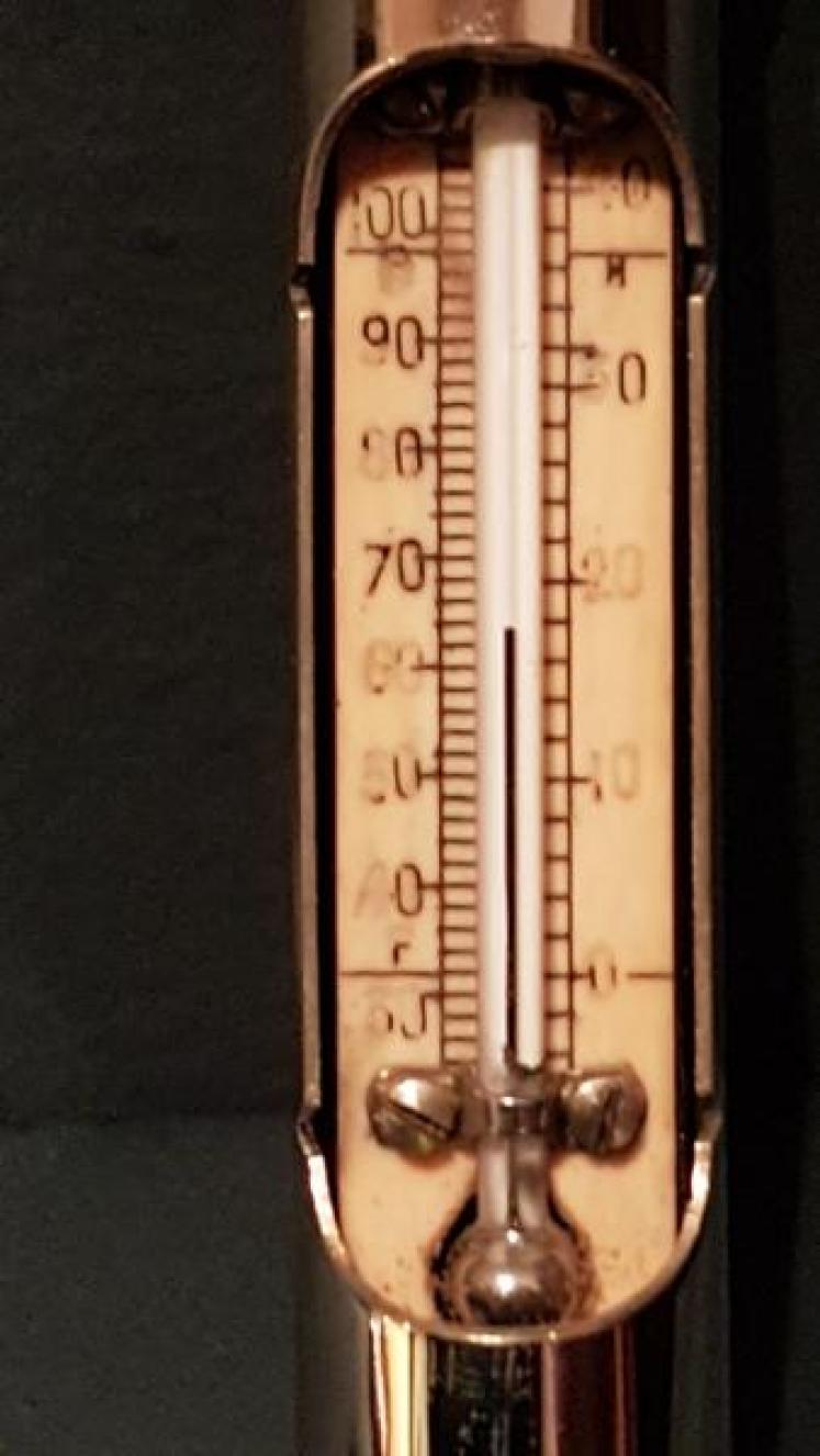 Late Victorian Portable Thermometer and Case - Image 2