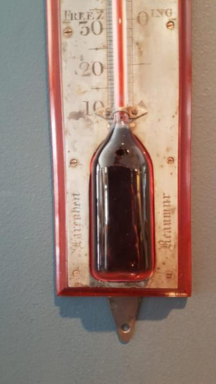 Large Mid 19th Century Dublin Wall Mounted Thermometer  - Image 5