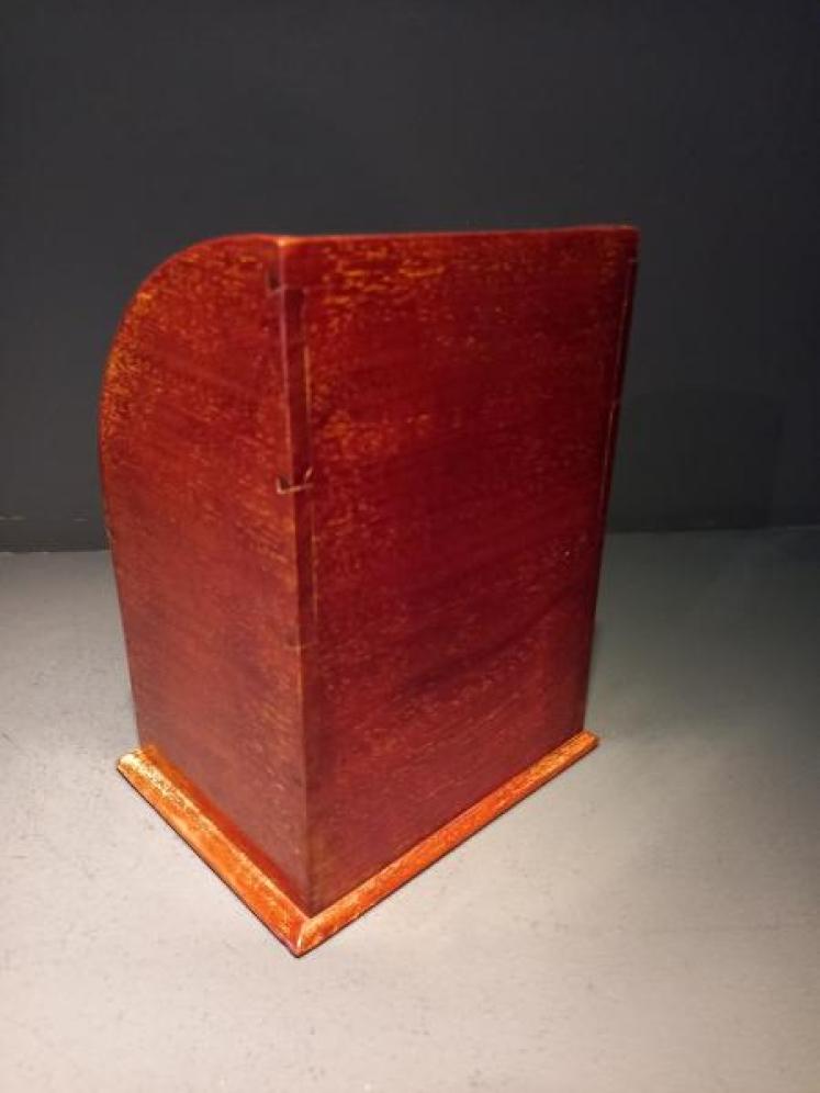 Antique Sheraton Inlaid Letter Rack - Image 5