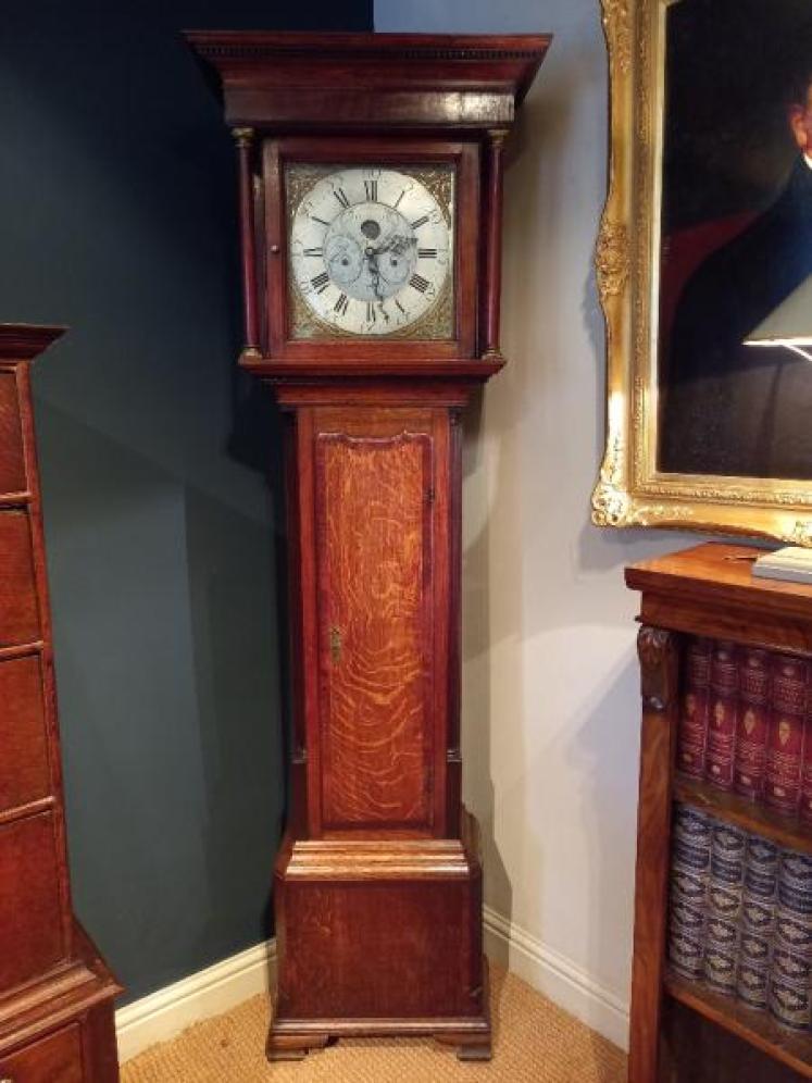 Mid Georgian Period Burton of Kendal Longcase Clock - Image 7