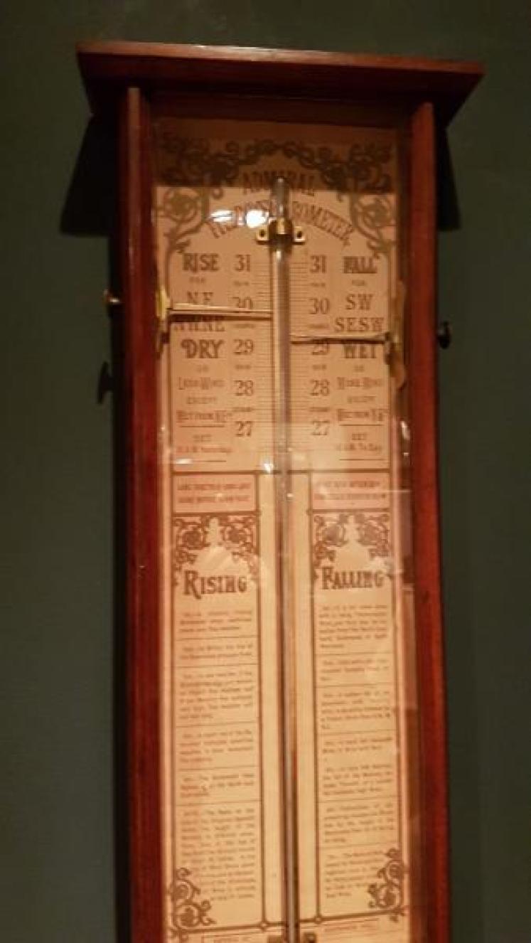 Edwardian Mahogany Cased Fitzroy Barometer - Image 2