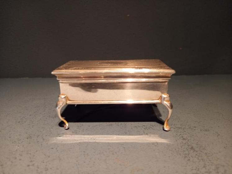 Fine George V Period Silver Jewellery Table Box - Image 2