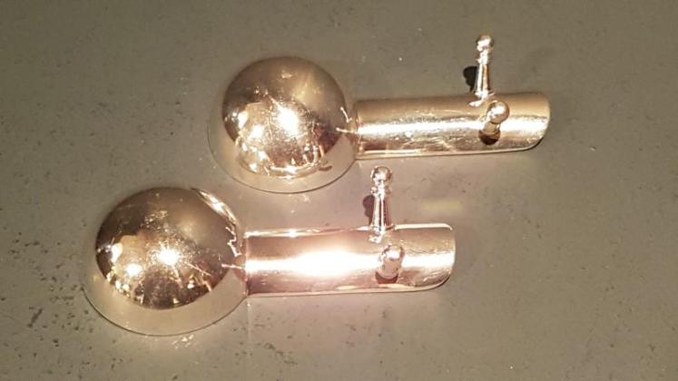 Pair of Silver Cigar Rests - Image 2