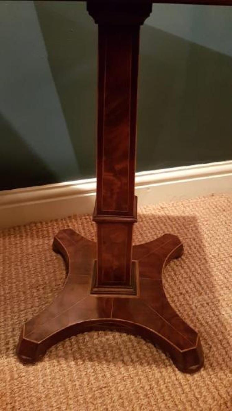 Superb Regency Mahogany Lamp Table - Image 3