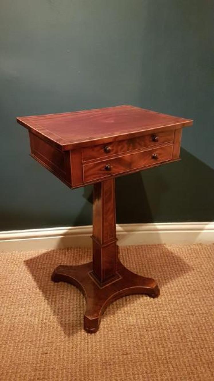Superb Regency Mahogany Lamp Table - Image 6