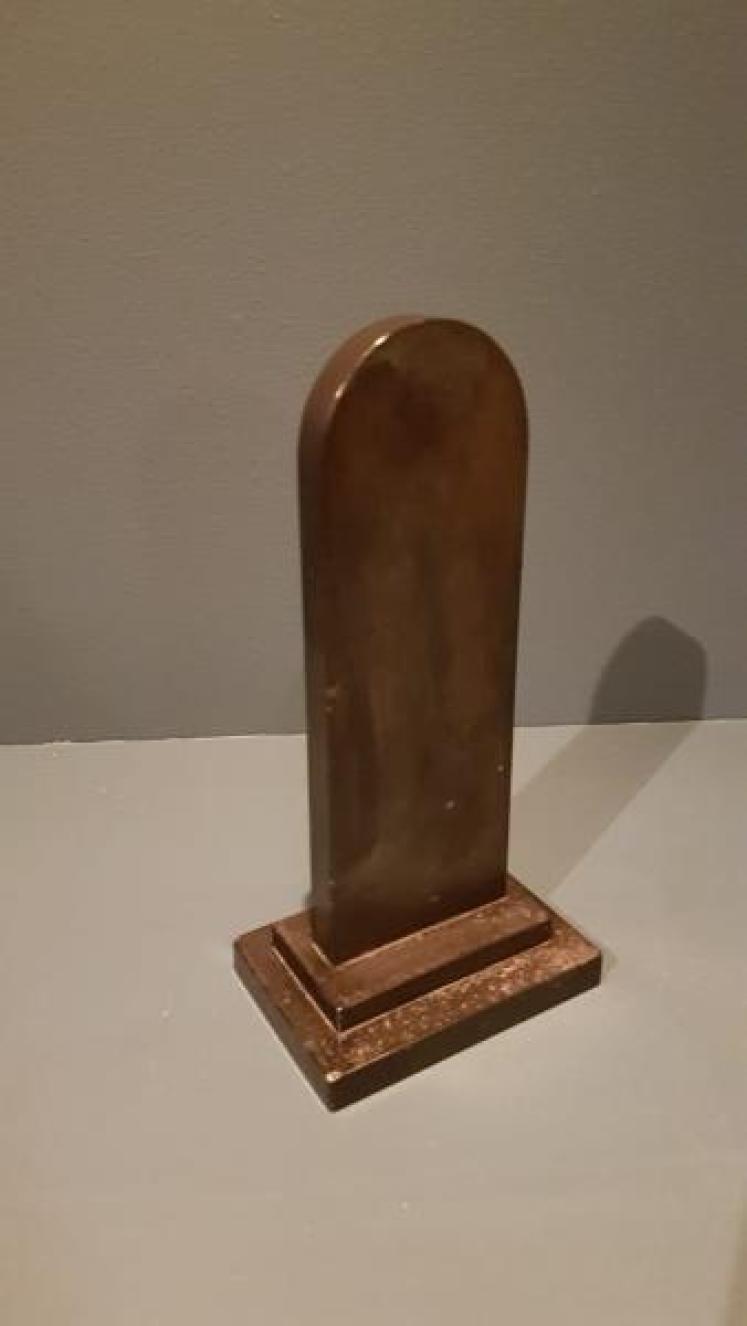 Victorian Slate and Specimen Marble Desk Top Thermometer - Image 4