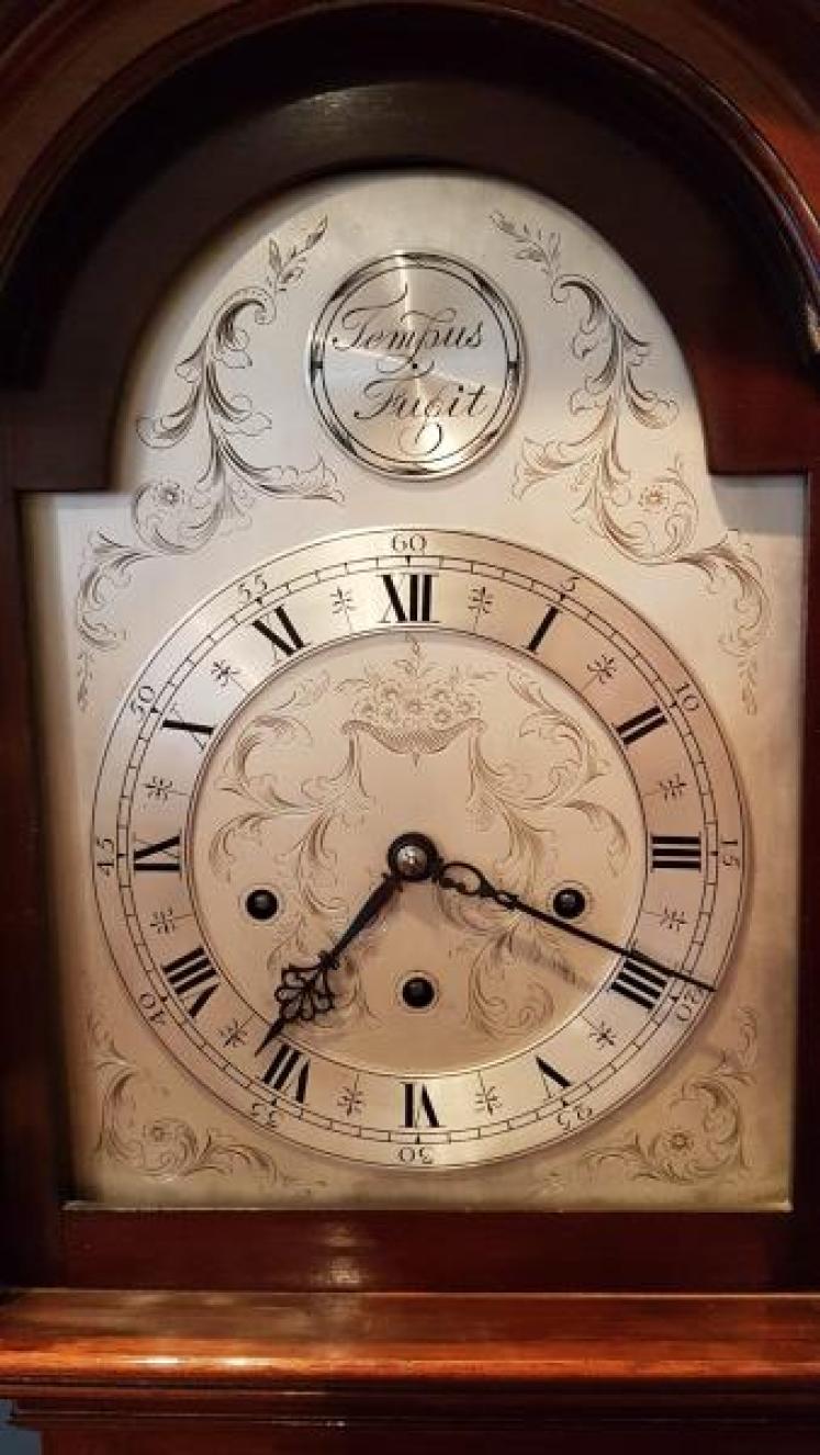 Superior Quality Edwardian Mahogany Grandmother Clock - Image 2