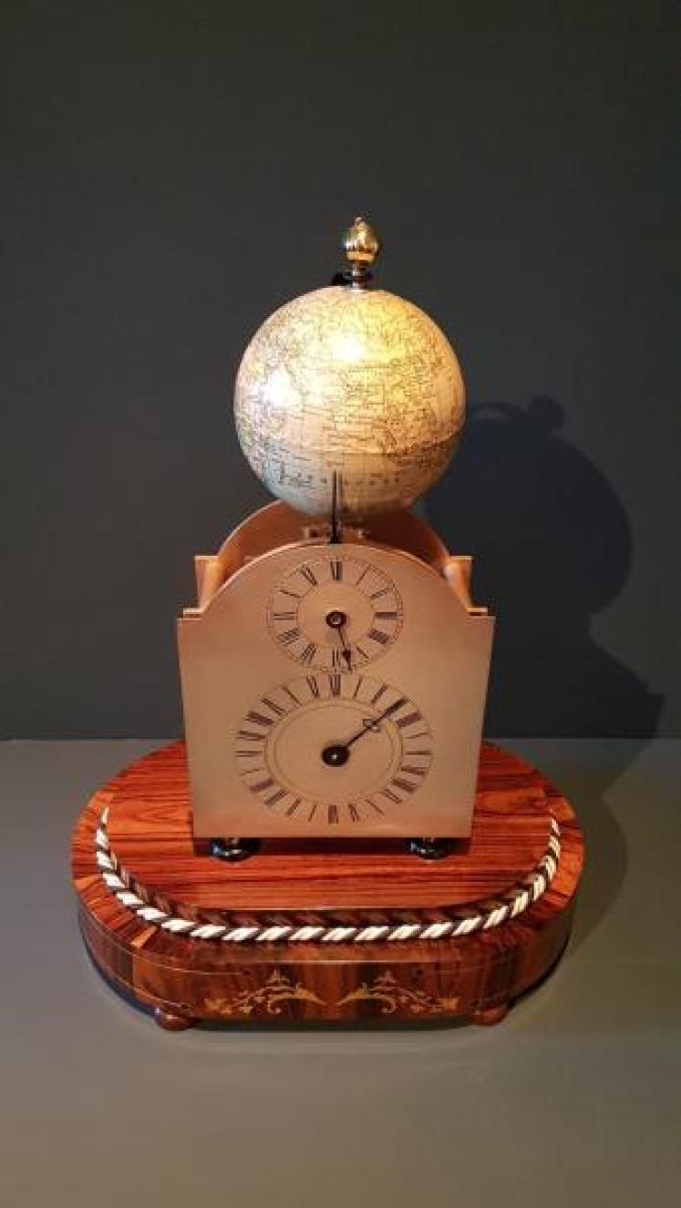 Unusual 1920's World Time Clock - Image 2