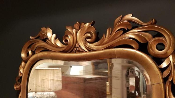Early Victorian Timber Gilt Mirror - Image 3