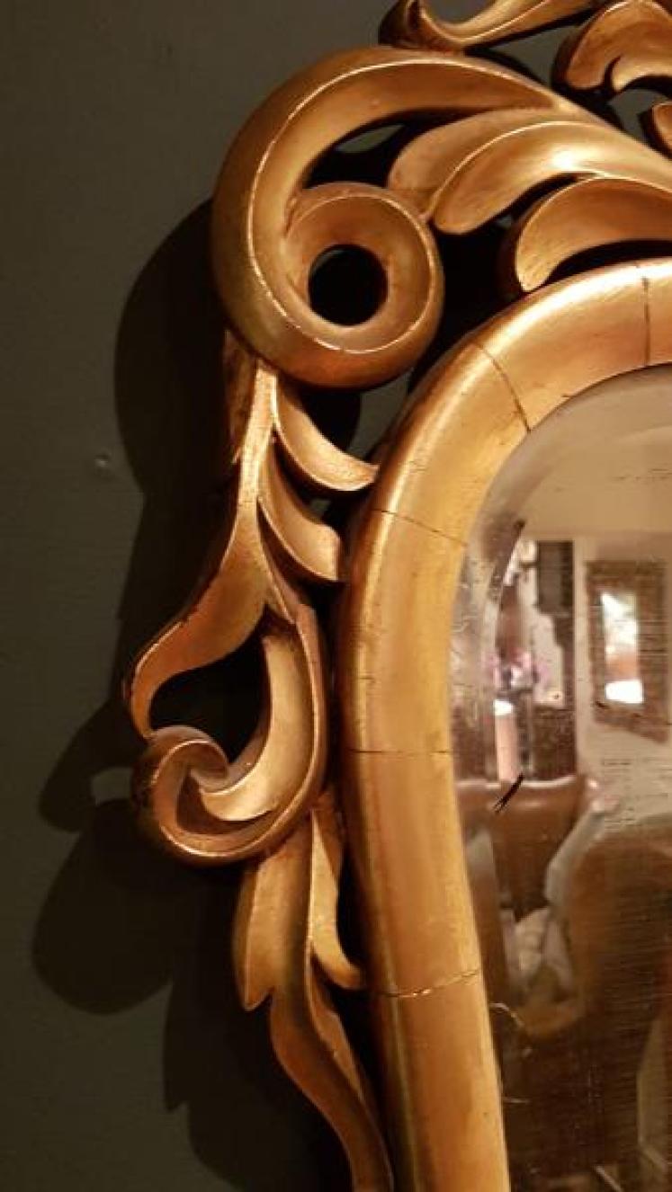 Early Victorian Timber Gilt Mirror - Image 4