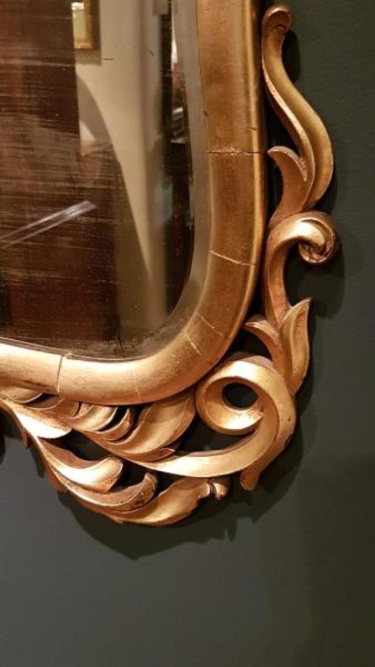 Early Victorian Timber Gilt Mirror - Image 6