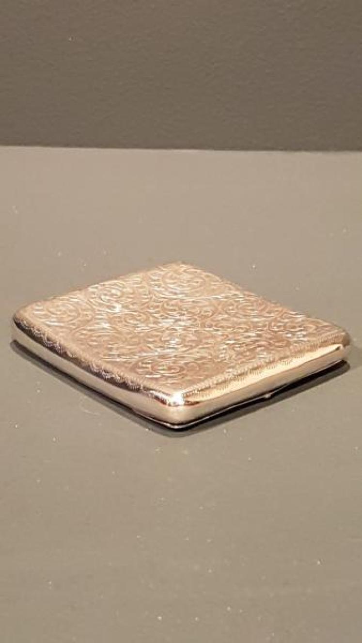 Unusual Edwardian Silver Card Case - Image 5