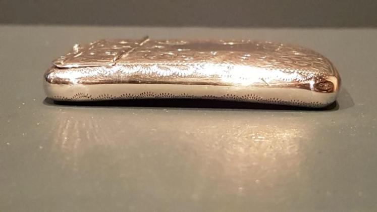 Unusual Edwardian Silver Card Case - Image 6