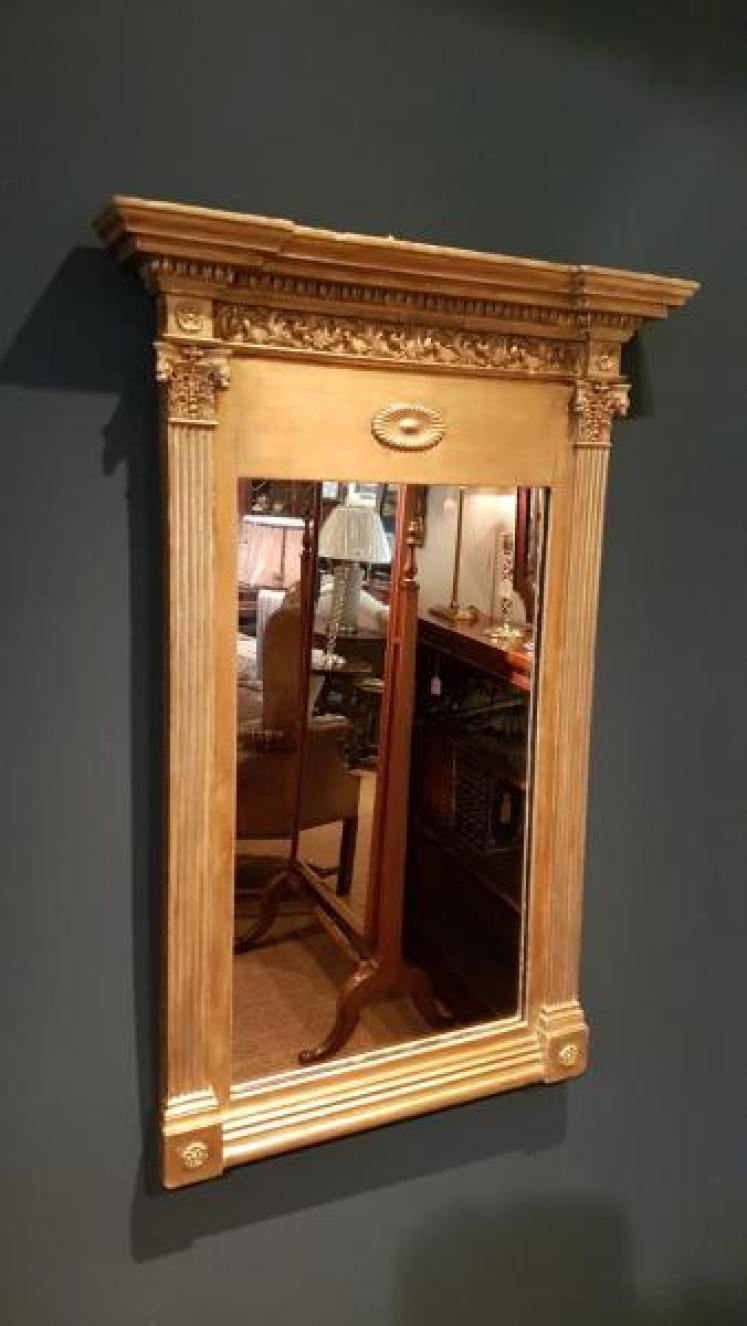 Early Victorian Timber Gilt Mirror - Image 1