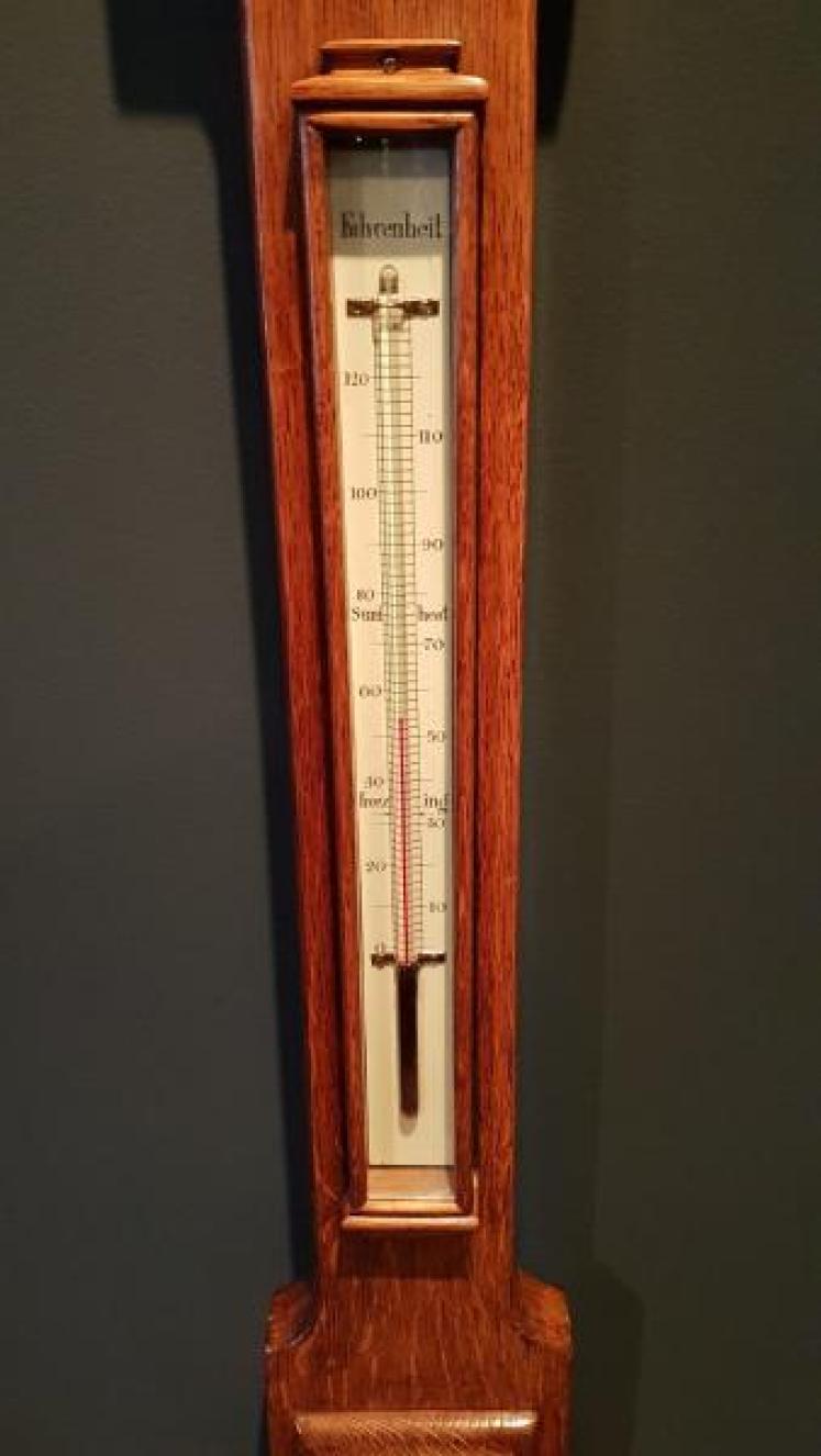 Superb Victorian Admiral Fitzroy's Marine Stick Barometer - Image 4