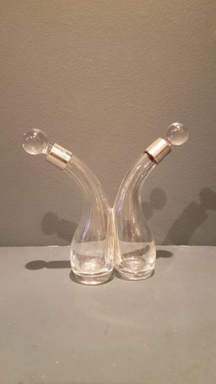 Edwardian Silver Mounted Double Whisky Tot - Image 1