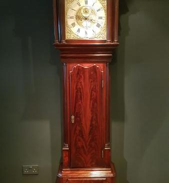 George III Mahogany 8 Day Liverpool Longcase Clock