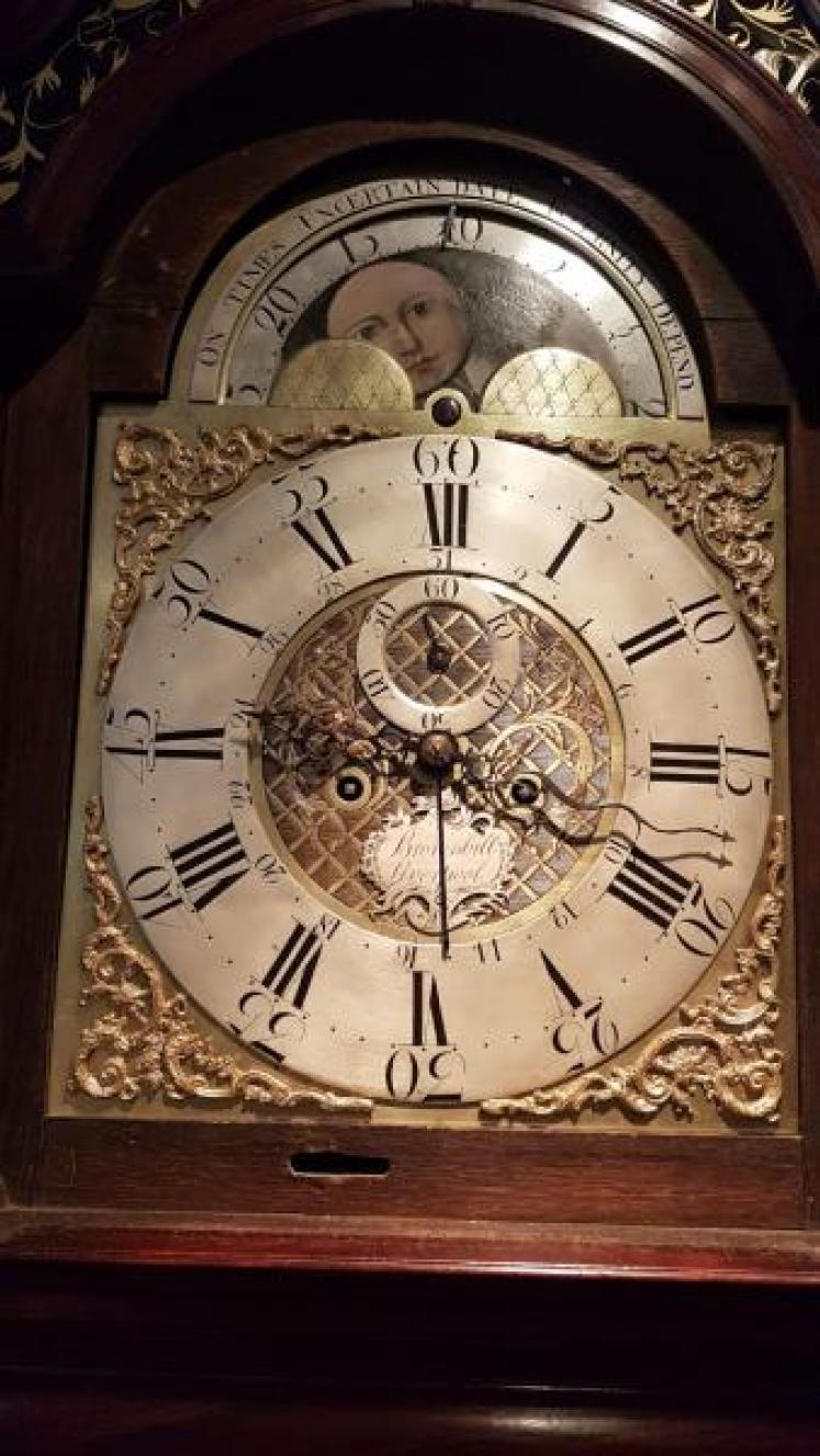 George III Mahogany 8 Day Liverpool Longcase Clock - Image 2