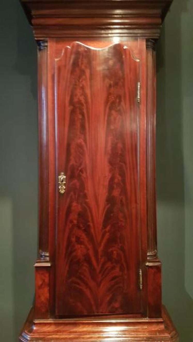 George III Mahogany 8 Day Liverpool Longcase Clock - Image 5