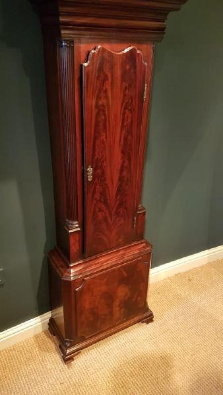 George III Mahogany 8 Day Liverpool Longcase Clock - Image 6