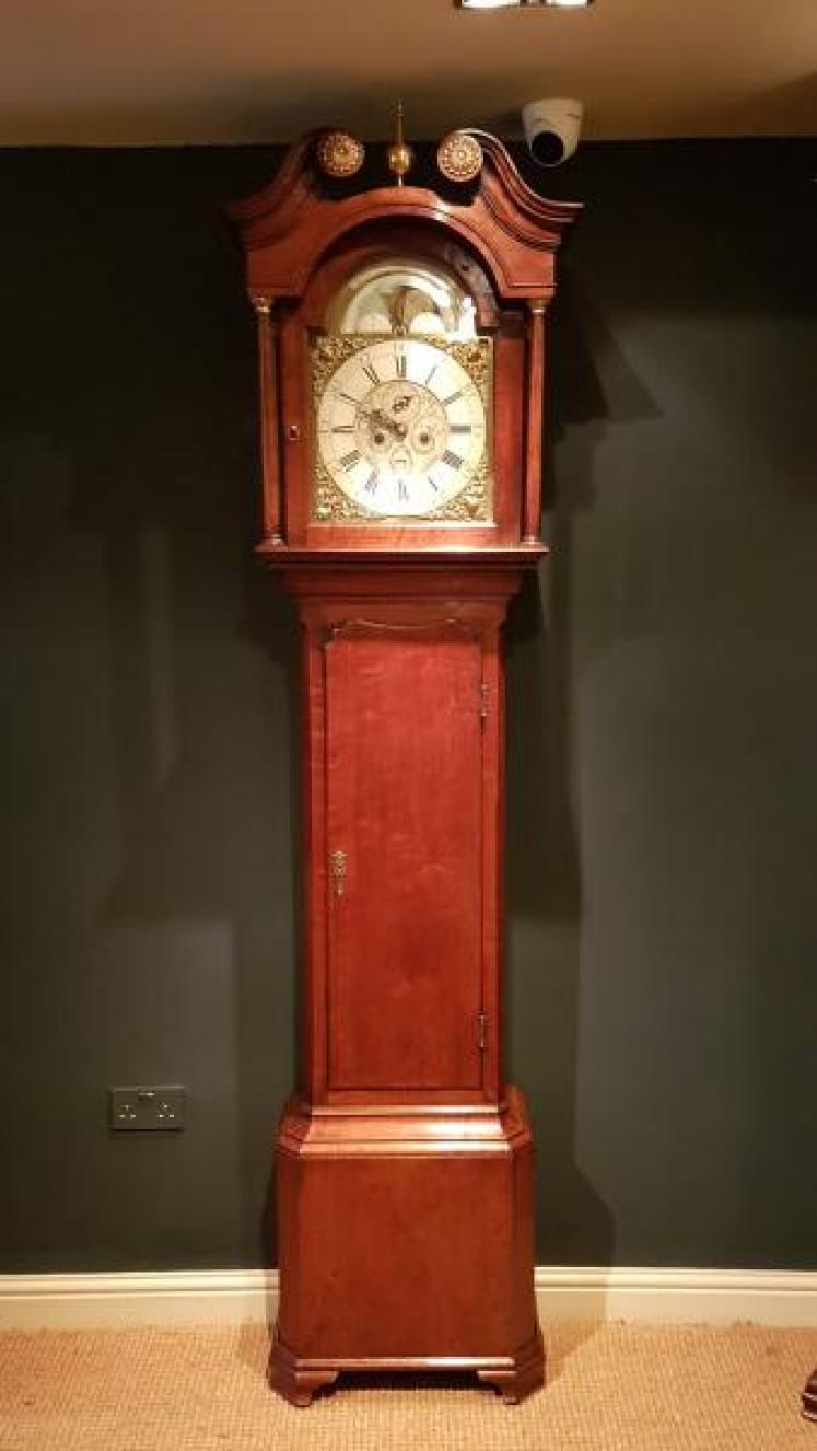 George III Walnut Cartmel 8 Day Longcase Clock - Image 1