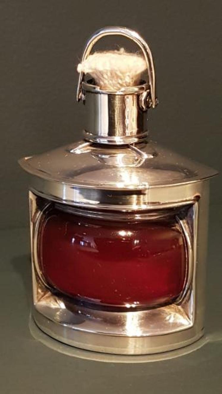 Unusual Victorian Silver Novelty Ship's Lantern - Image 1