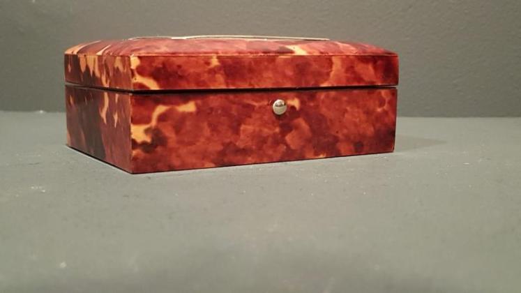 Superb Tortoise Shell and Silver Card Case - Image 7