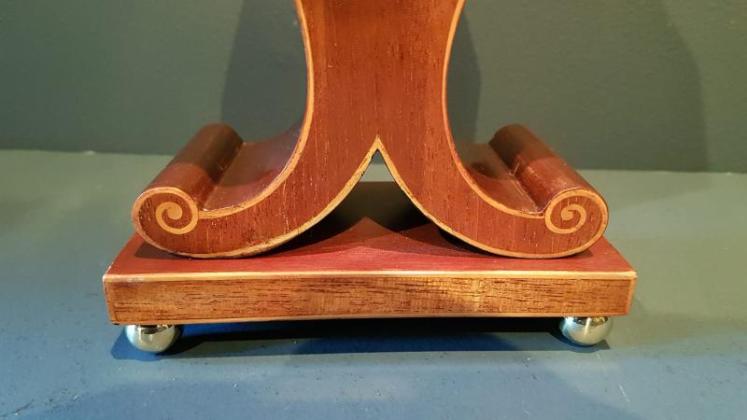 Superb and Unusual Inlaid Mantel Clock - Image 4