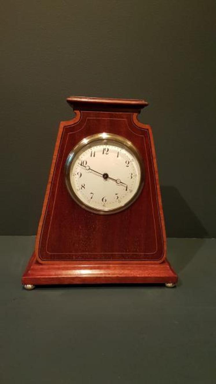 Quality Edwardian Inlaid Mantel Clock - Image 1