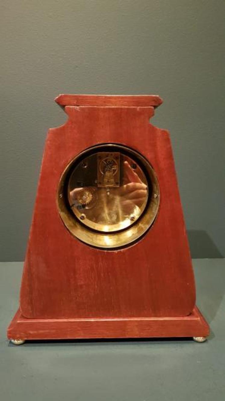 Quality Edwardian Inlaid Mantel Clock - Image 3