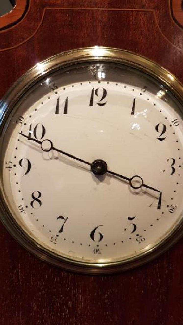 Quality Edwardian Inlaid Mantel Clock - Image 4