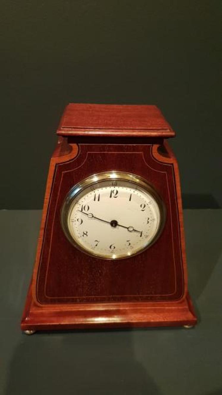 Quality Edwardian Inlaid Mantel Clock - Image 5