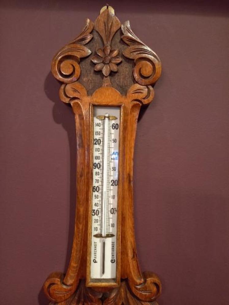 Mid Victorian Dolland of London Banjo Barometer - Image 3