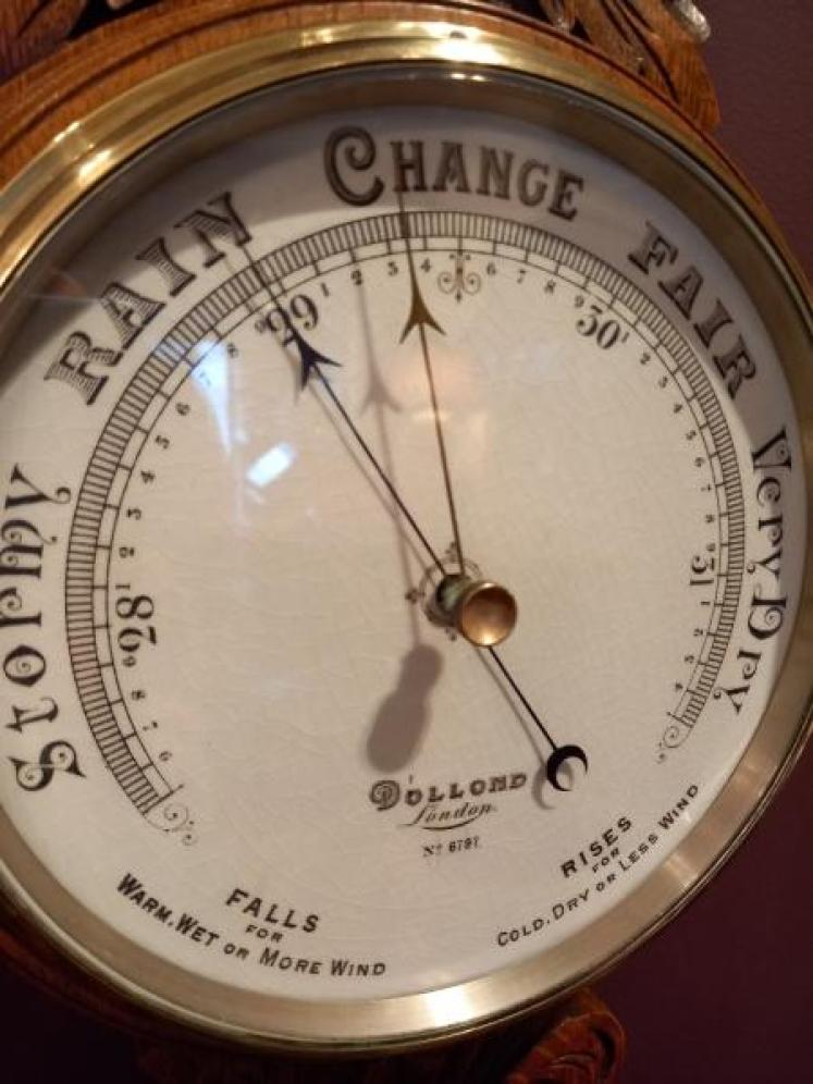 Mid Victorian Dolland of London Banjo Barometer - Image 4