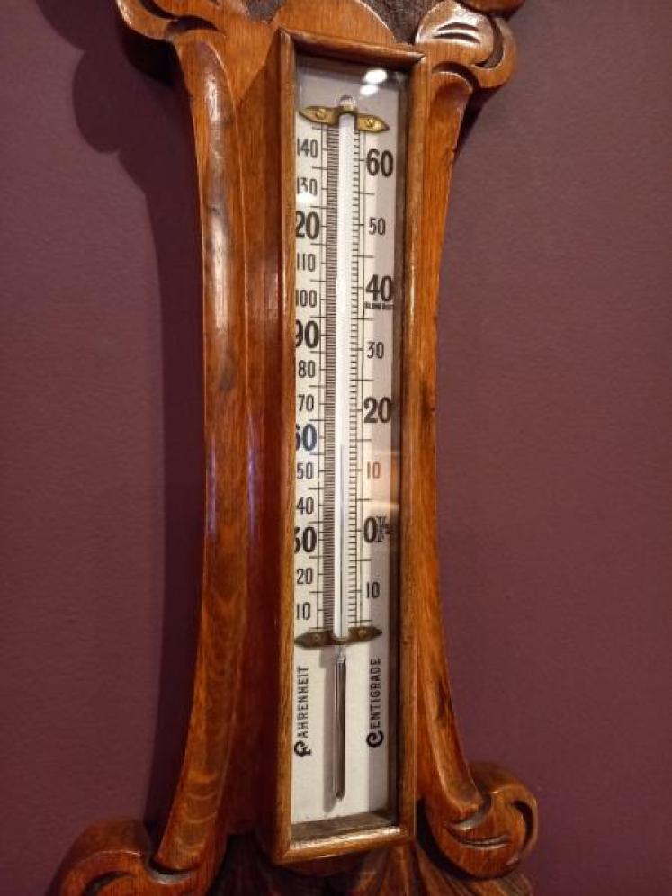 Mid Victorian Dolland of London Banjo Barometer - Image 5