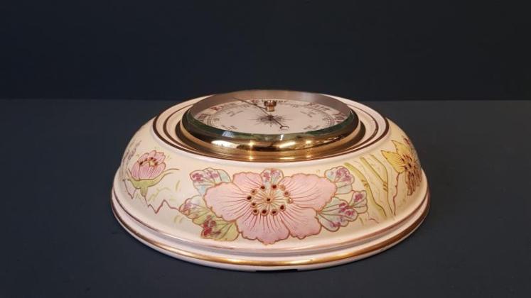 Unusual Victorian Porcelain Cased Barometer - Image 6