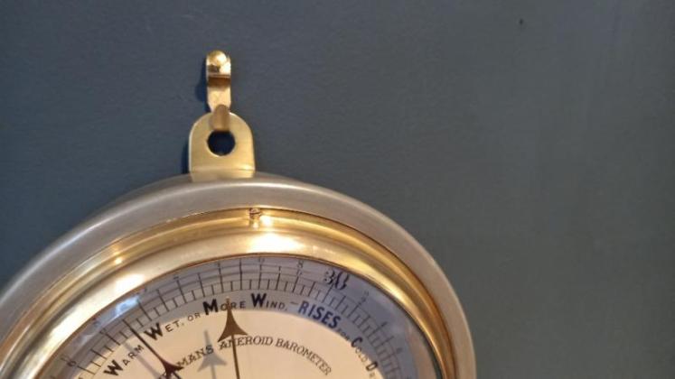 Antique RNLI Fisherman's Marine Barometer - Image 3