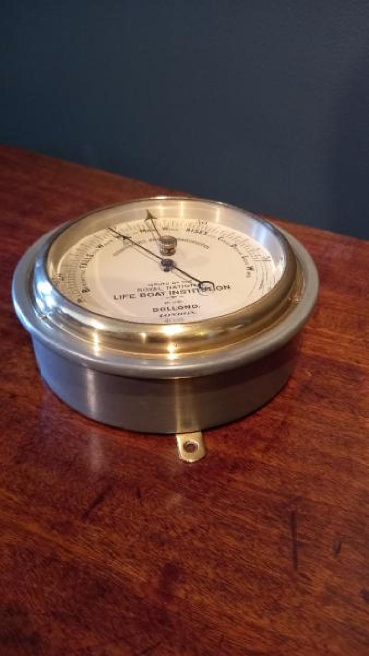 Antique RNLI Fisherman's Marine Barometer - Image 6