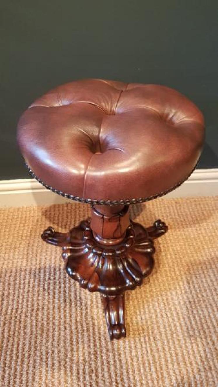 Fine Quality William IV Rosewood Stool - Image 4